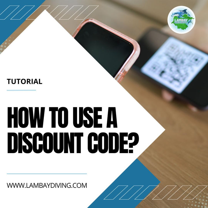 How to use a discount code Lambay Diving