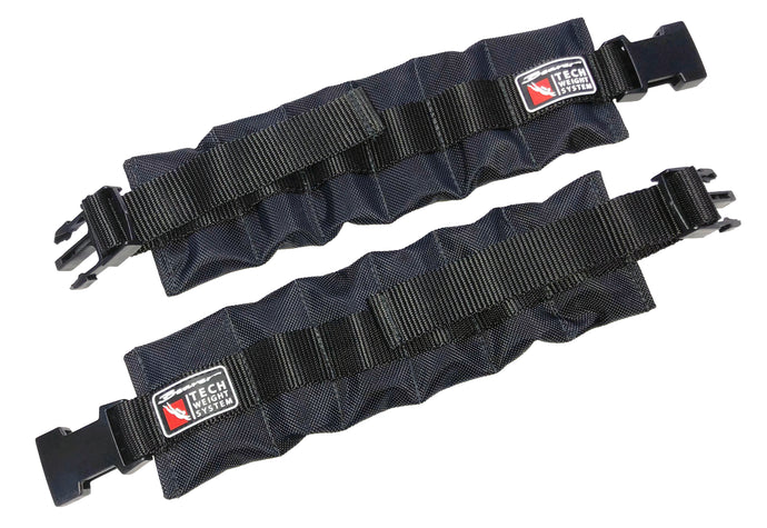 Beaver Pair of Nylon Lead Shot Ankle Weights (0.5kg each)