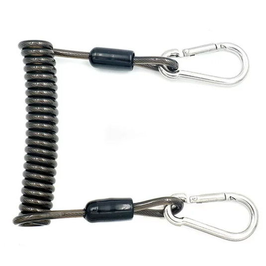 Beaver Stainless Steel Carbiner Cable Spring Line