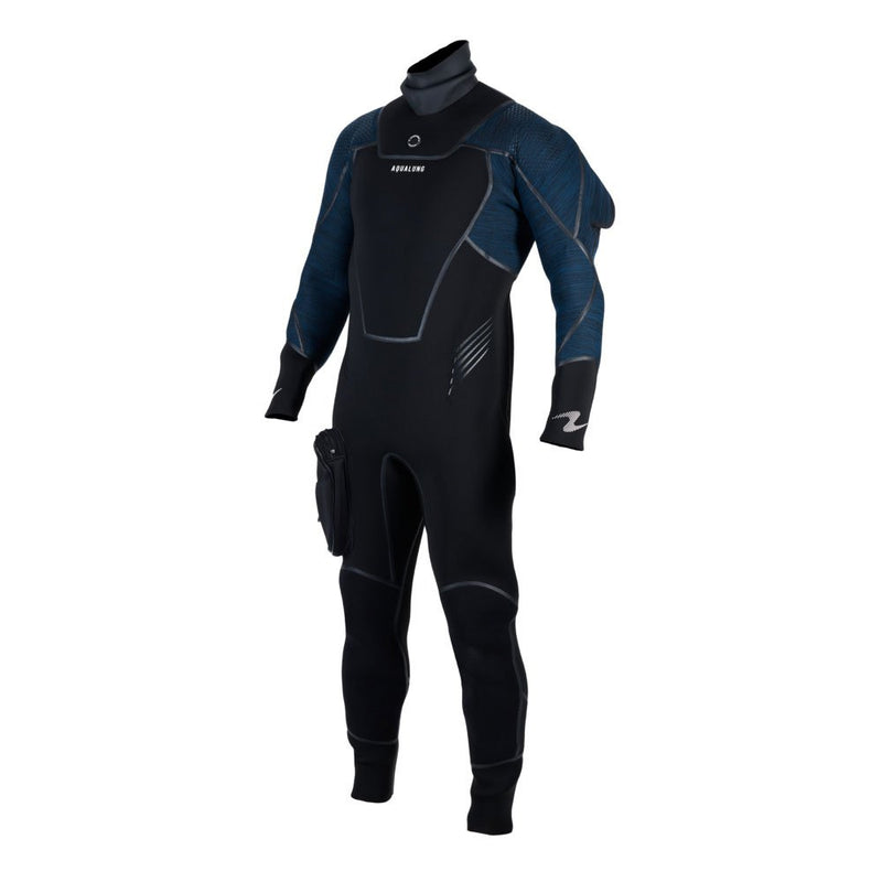 Load image into Gallery viewer, Aqualung Iceland Semi Dry Men (Black/Blue)
