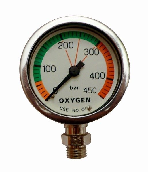 DUX 450 bar Oxygen Contents Gauge