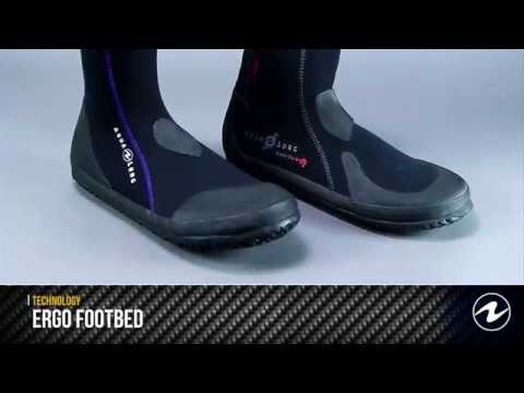 Load and play video in Gallery viewer, Aqualung Superzip Boots 5 mm
